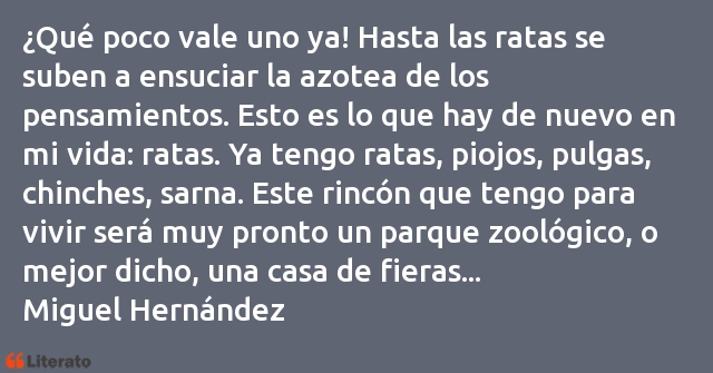 Frases de Miguel Hernández