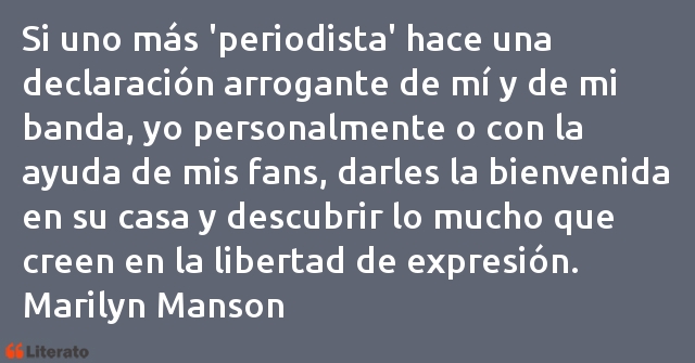 Frases de Marilyn Manson