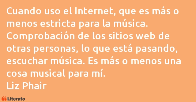 Frases de Liz Phair