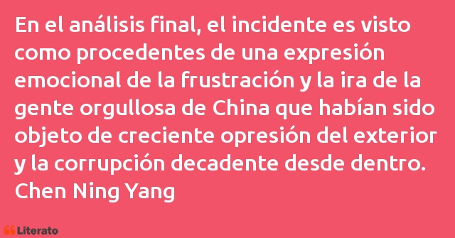 Frases de Chen Ning Yang