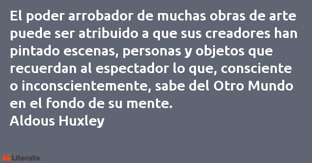 Frases de Aldous Huxley