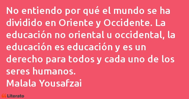 Frases de Malala Yousafzai