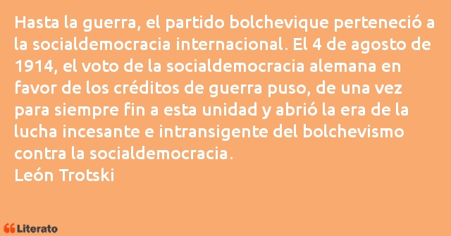 Frases de León Trotski