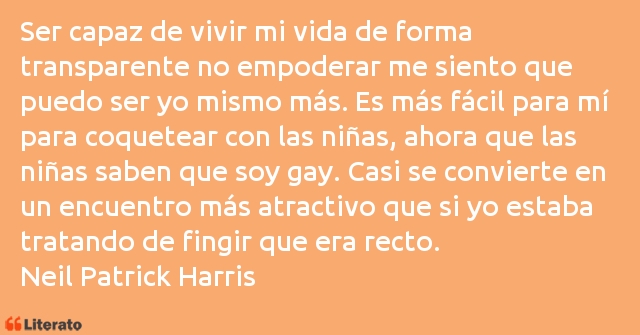 Frases de Neil Patrick Harris
