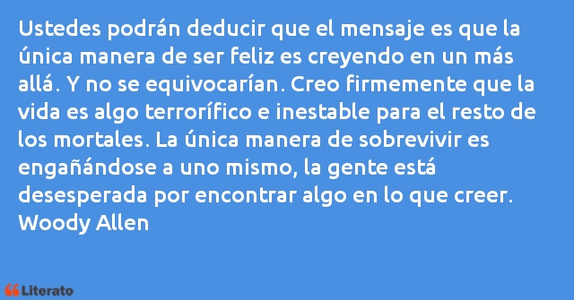 Frases de Woody Allen