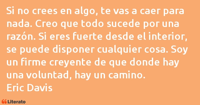 Frases de Eric Davis