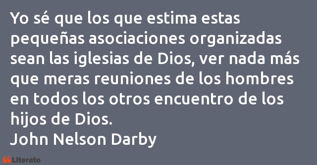 Frases de John Nelson Darby