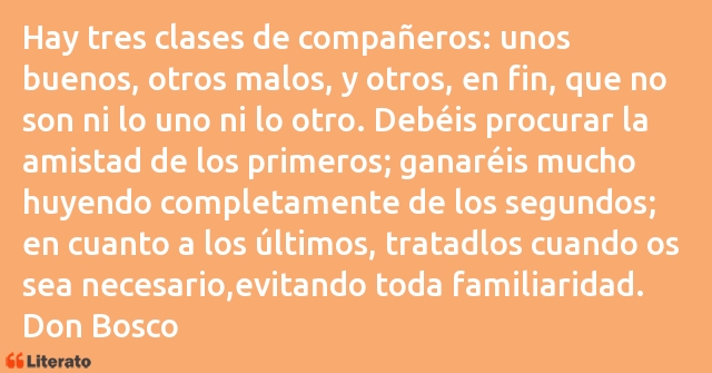 Frases de Don Bosco