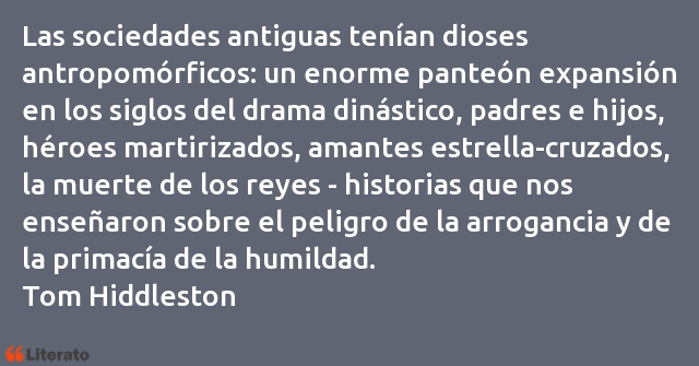 Frases de Tom Hiddleston