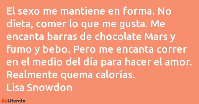 Frases de Lisa Snowdon