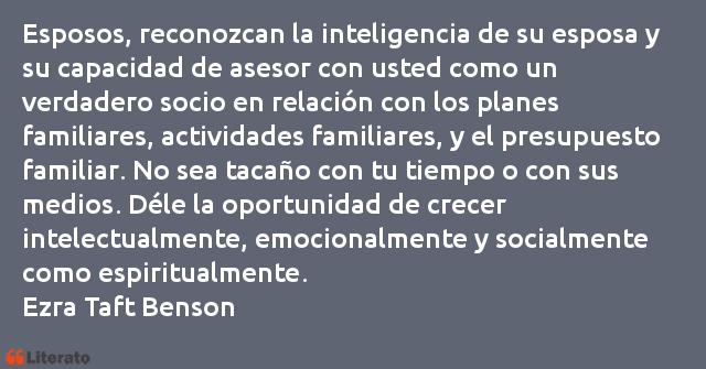 Frases de Ezra Taft Benson