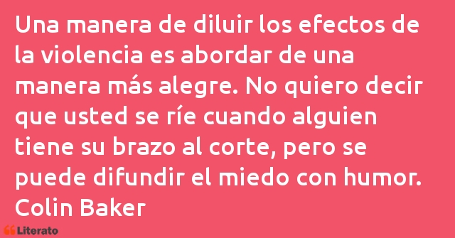 Frases de Colin Baker