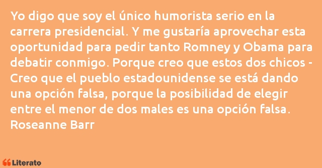 Frases de Roseanne Barr