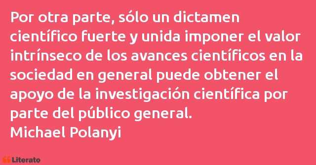 Frases de Michael Polanyi