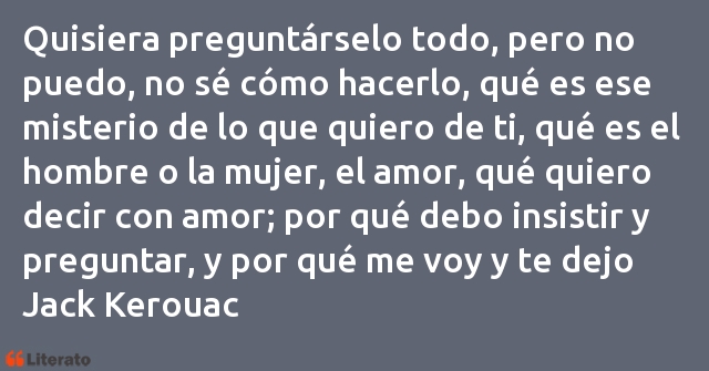 Frases de Jack Kerouac