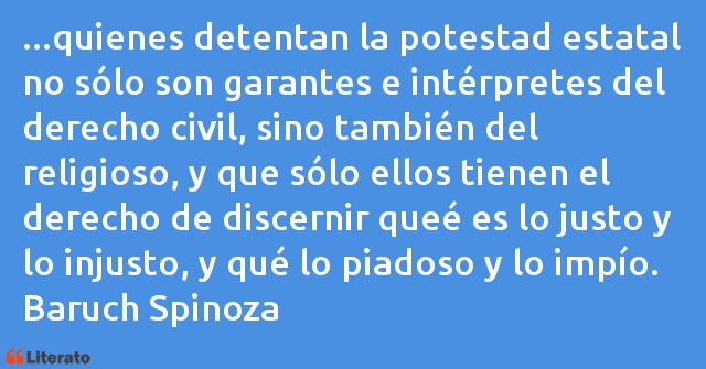 Frases de Baruch Spinoza