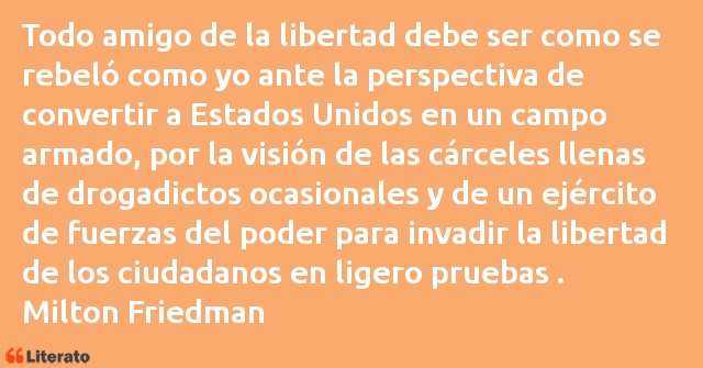 Frases de Milton Friedman