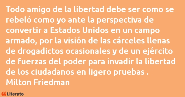 Frases de Milton Friedman