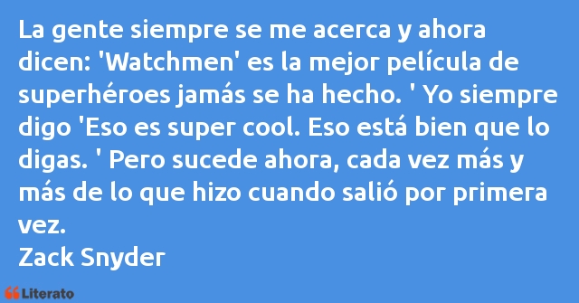 Frases de Zack Snyder