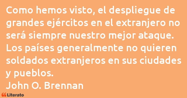 Frases de John O. Brennan