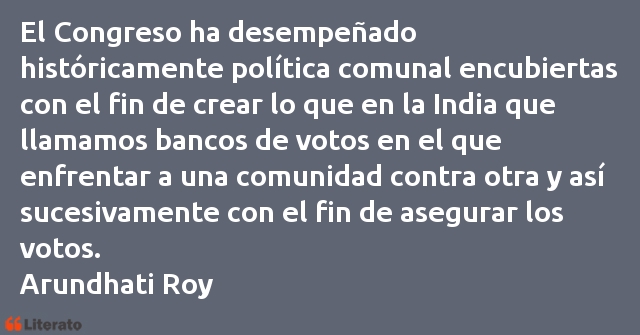 Frases de Arundhati Roy