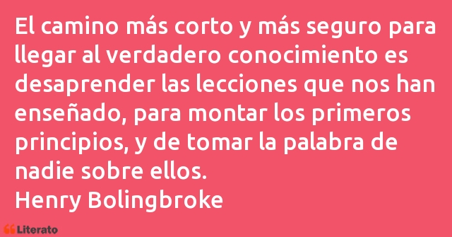 Frases de Henry Bolingbroke