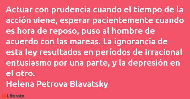 Frases de Helena Blavatsky