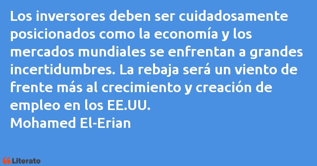 Frases de Mohamed El-Erian