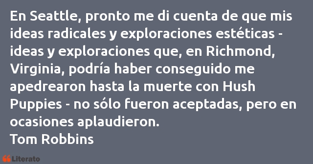 Frases de Tom Robbins