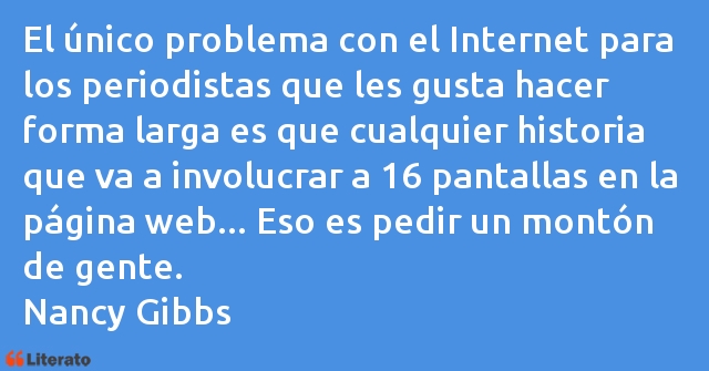 Frases de Nancy Gibbs