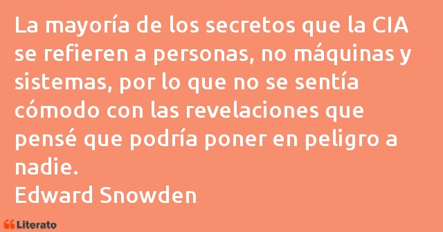 Frases de Edward Snowden