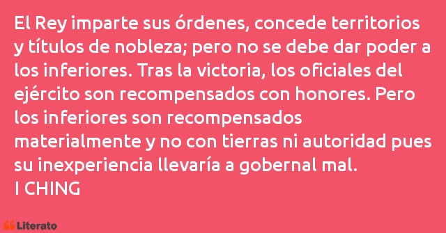 Frases de I CHING