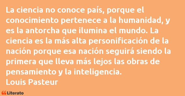 Frases de Louis Pasteur