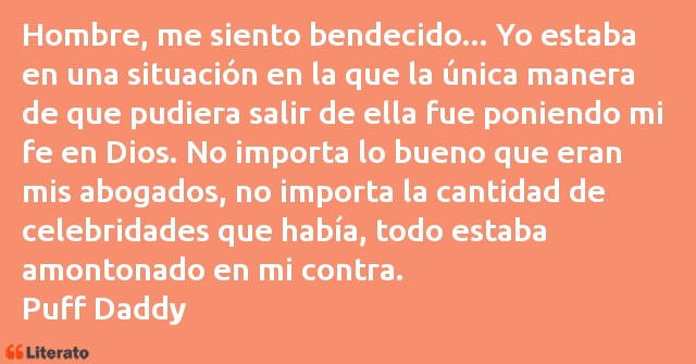 Frases de Puff Daddy