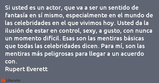 Frases de Rupert Everett