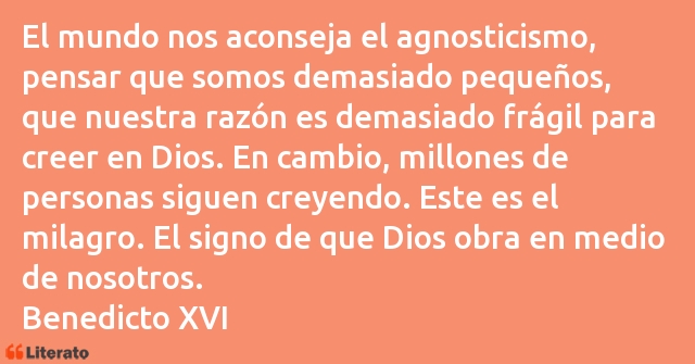 Frases de Benedicto XVI