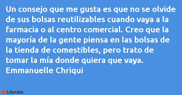 Frases de Emmanuelle Chriqui