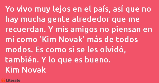 Frases de Kim Novak