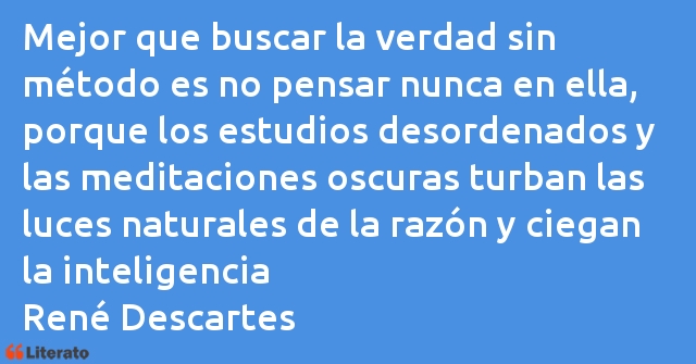 Frases de René Descartes