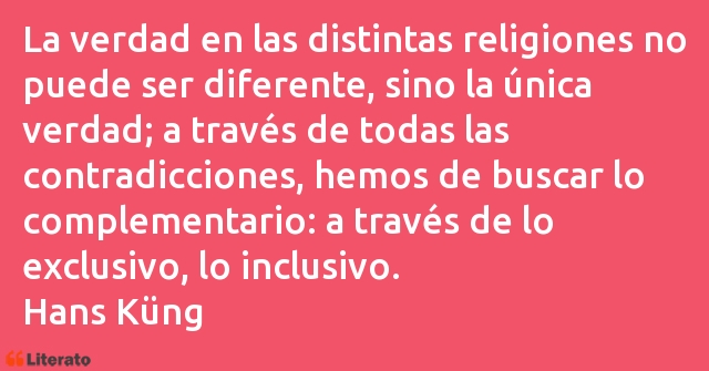 Frases de Hans Küng