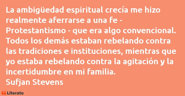 Frases de Sufjan Stevens