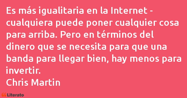 Frases de Chris Martin