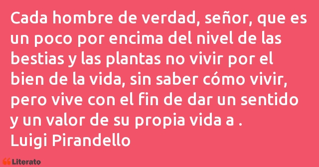 Frases de Luigi Pirandello