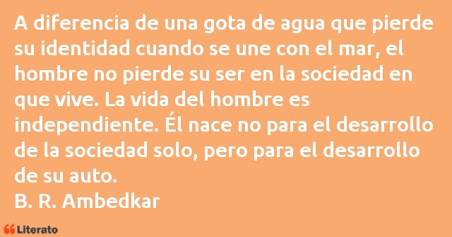 Frases de B. R. Ambedkar