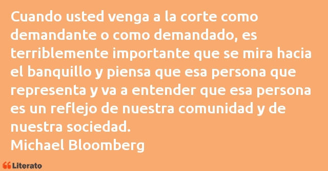 Frases de Michael Bloomberg