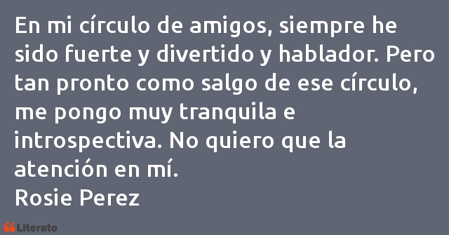 Frases de Rosie Perez