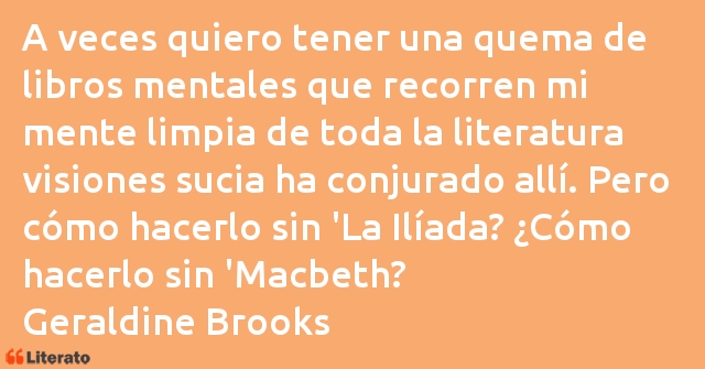 Frases de Geraldine Brooks