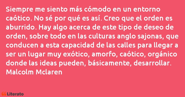 Frases de Malcolm Mclaren