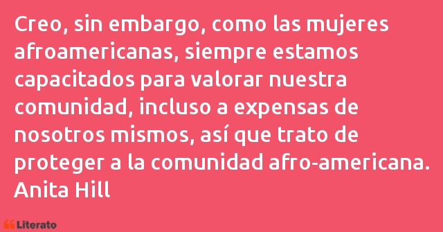 Frases de Anita Hill