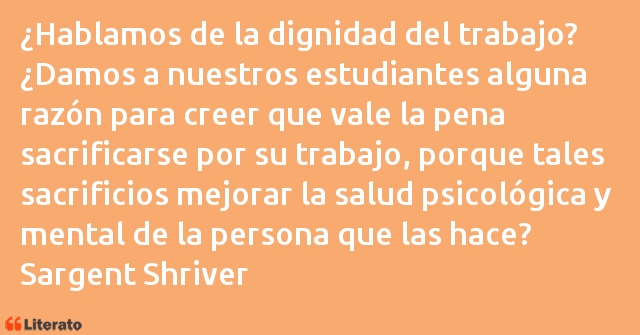 Frases de Sargent Shriver